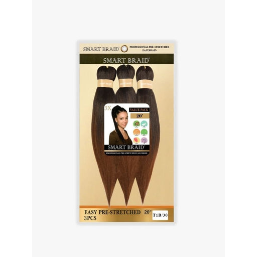 Smart Braid 3X Pack 20" Pre - Stretched Hair, Smart Braid, Beautizone UK