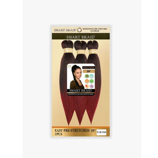 Smart Braid 3X Pack 20" Pre - Stretched Hair, Smart Braid, Beautizone UK