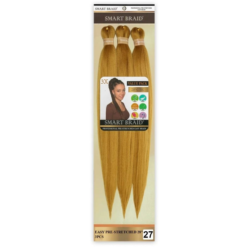 Smart Braid 3X PACK 28" Pre - Stretched, Smart Braid, Beautizone UK