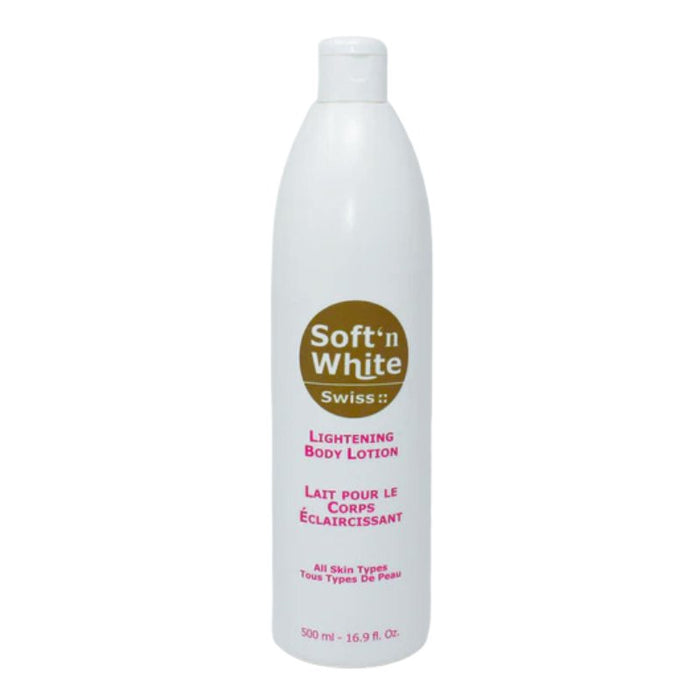 Soft n White Lightening Body Lotion 500ml, Soft'n White, Beautizone UK