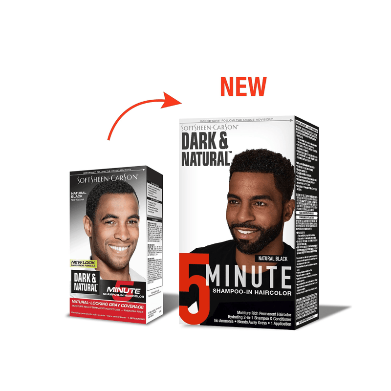 Soft Sheen Carson Dark & Natural 5 Minute Hair Dye - Natural Black, Softsheen - Carson, Beautizone UK