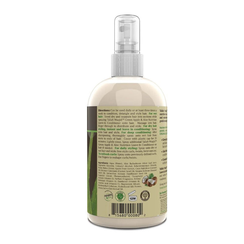 Taliah Waajid Green Apple & Aloe Nutrition Leave - In Conditioner 12oz, Taliah Waajid, Beautizone UK