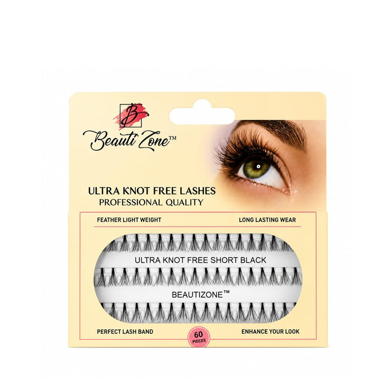Ultra Knot Free Individual Eyelashes Cluster Lashes - 60 Points, Beautizone, Beautizone UK