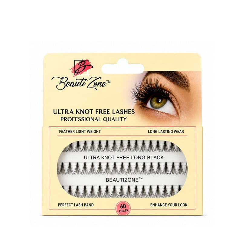 Ultra Knot Free Individual Eyelashes Cluster Lashes - 60 Points, Beautizone, Beautizone UK