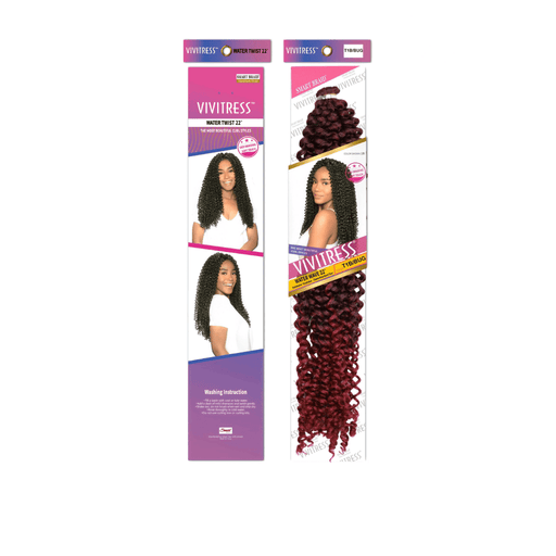 VIVITRESS Water Wave Bulk 22” Crochet Bulk Curly Hair Extensions, Smart Braid, Beautizone UK