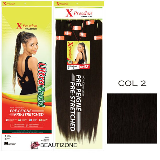 X-Pression - Pre-Stretched 6x Value Pack 52" Length, X-pression, Beautizone UK