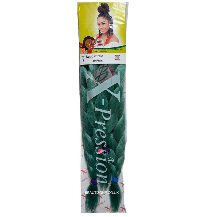 Xpression Braids l Pre Stretched l Lagos Braid l 42" - 52" Plaiting Hair for Braids/Plaits, X - pression, Beautizone UK