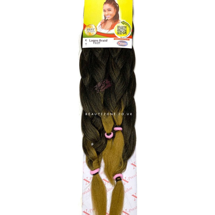 Xpression Braids l Pre Stretched l Lagos Braid l Plaiting Hair for Braids/Plaits, X - pression, Beautizone UK