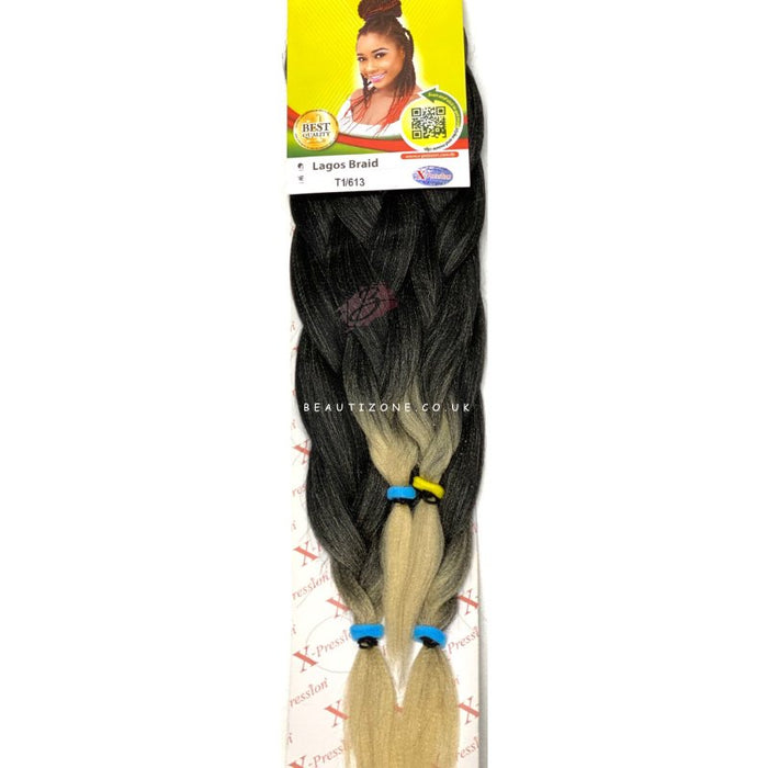 Xpression Braids l Pre Stretched l Lagos Braid l Plaiting Hair for Braids/Plaits, X - pression, Beautizone UK