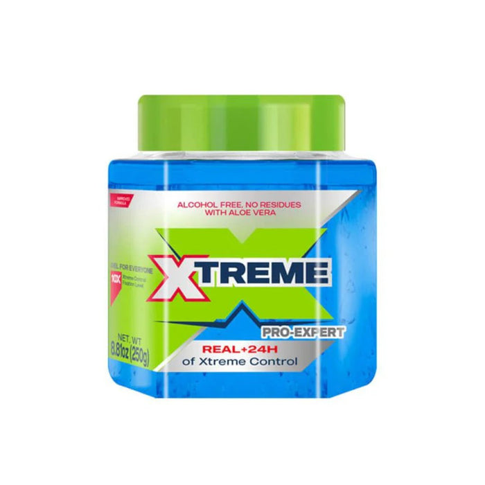 Xtreme Pro - Expert Blue Styling Hair Gel With Aloe Vera 8.81oz/250g, Xtreme, Beautizone UK