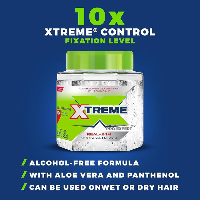 Xtreme Pro Expert Hair Styling Gel 15.87oz/450g, Xtreme, Beautizone UK