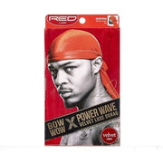 Red By Kiss Bow Vow X Power Wave Luxe Velvet Durag, Red By Kiss, Beautizone UK