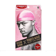 Red By Kiss Bow Vow X Power Wave Luxe Velvet Durag, Red By Kiss, Beautizone UK