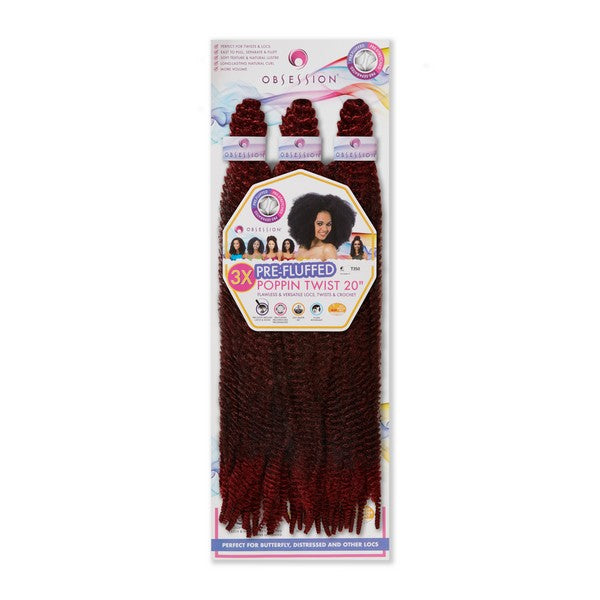 Obsession Bulk : 3x Pre-Fluffed Poppin Twist - 20" Inches, Obsession, Beautizone UK