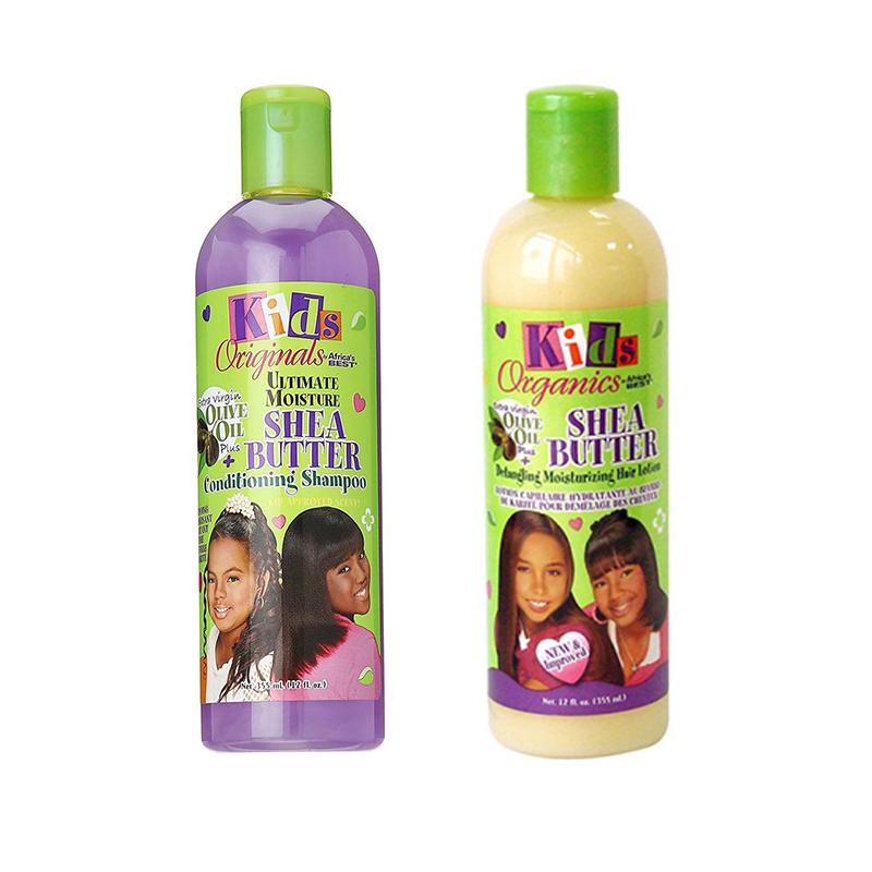 Africa's Best Kids Organics Shea Butter Shampoo Shea Hair Lotion Set, Africa's Best, Beautizone UK