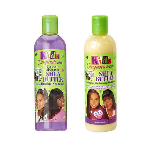 Africa's Best Kids Organics Shea Butter Shampoo Shea Hair Lotion Set, Africa's Best, Beautizone UK