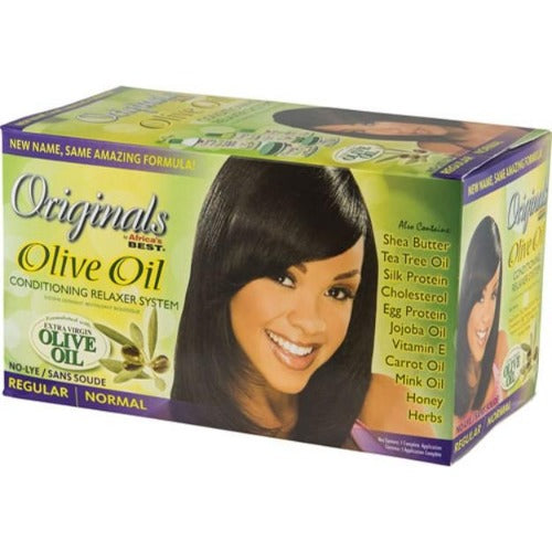 Africa's Best Organics olive oil Conditioning Relaxer kit Normal, Africa's Best, Beautizone UK