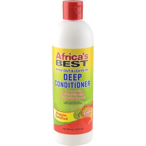Africa's Best Rinse Out & Leave In Deep Conditioner 355ml, Africa's Best, Beautizone UK