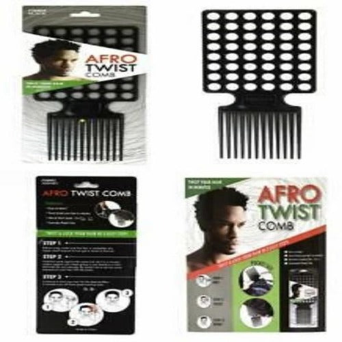 Afro Twist Comb Twist & Lock Your Hair Multi Colors #36002, Beautizone, Beautizone UK