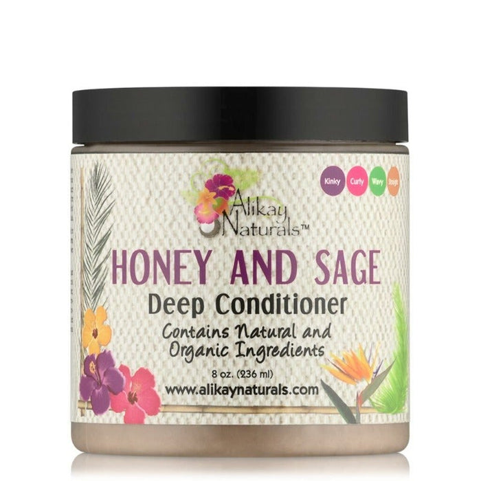 Alikay Naturals Honey and Sage Deep Conditioner 8oz, Alikay Naturals, Beautizone UK