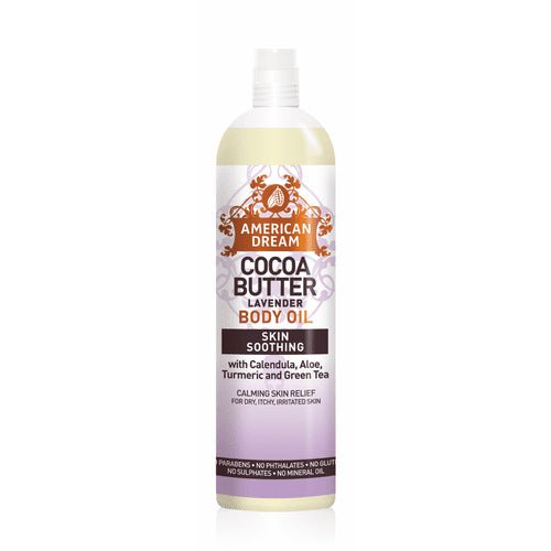 American Dream Cocoa Butter Lavender Body Oil 200ml Beautizone UK