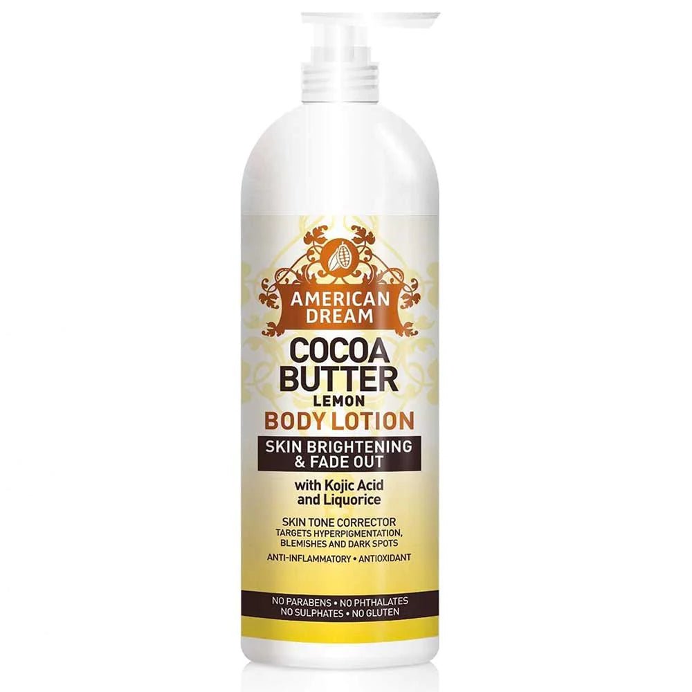 American Dream Cocoa Butter Lemon Body Lotion 720ml — Beautizone UK