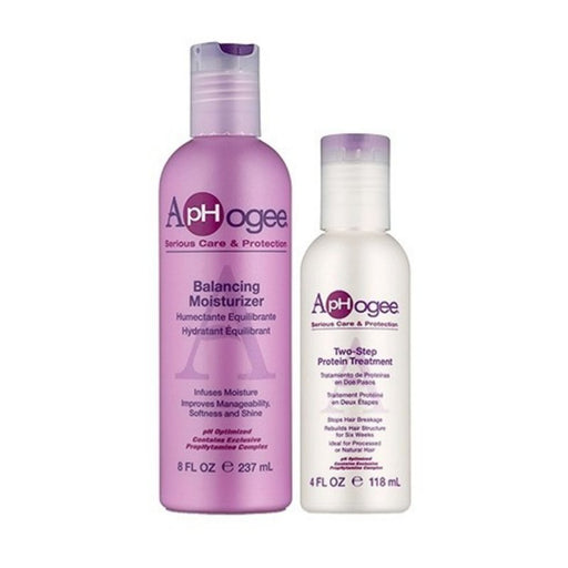 Aphogee -Two Step Treatment (4oz) & Balancing Moisturizer (8oz) Limited Edition, Aphogee, Beautizone UK