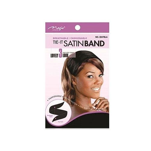 Magic Collection Tie-It Satin Band # 2247BLA, Magic Accessories, Beautizone UK