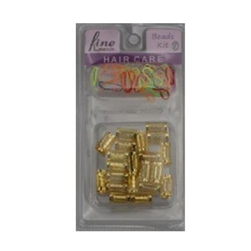 Fine Lines Dreadlock Cuffs Golden Large # 6506-3, Fine Lines, Beautizone UK