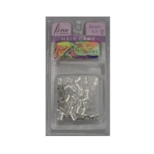 Fine Lines Dreadlock Cuffs Sliver Small # 6506-2, Fine Lines, Beautizone UK
