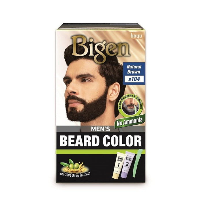Bigen Men's Beard Color B104 Natural Brown, Bigen, Beautizone UK
