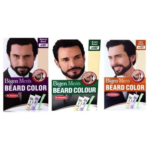Bigen Mens Speedy Permanent Beard & Moustache Hair Colour Dye, Bigen, Beautizone UK