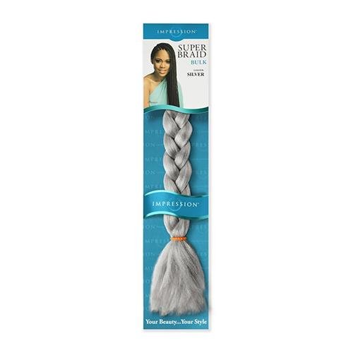 Impression Super Braid Bulk Plaits Braids Hair Extension 86" Long - All Colors, Impression, Beautizone UK
