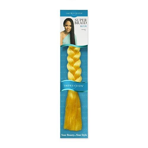 Impression Super Braid Bulk Plaits Braids Hair Extension 86" Long - All Colors, Impression, Beautizone UK