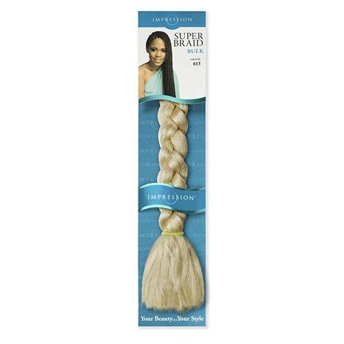 Impression Super Braid Bulk Plaits Braids Hair Extension 86" Long - All Colors, Impression, Beautizone UK