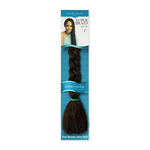 Impression Super Braid Bulk Plaits Braids Hair Extension 86" Long - All Colors, Impression, Beautizone UK