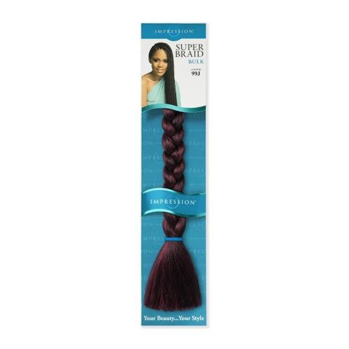 Impression Super Braid Bulk Plaits Braids Hair Extension 86" Long - All Colors, Impression, Beautizone UK