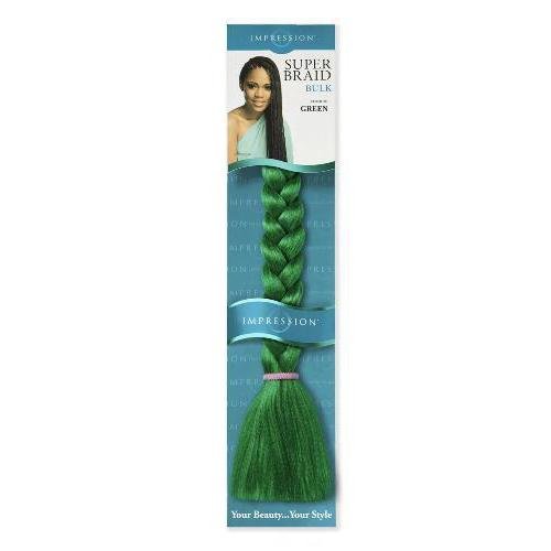 Impression Super Braid Bulk Plaits Braids Hair Extension 86" Long - All Colors, Impression, Beautizone UK