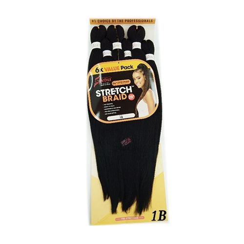 Spetra Spectra Ez Braid Pre-Stretched Braiding Hair 25" - 6 PACK BUNDLE, Spetra, Beautizone UK