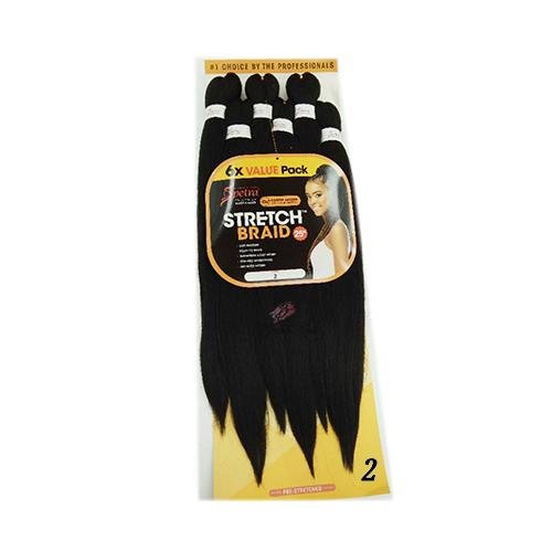 Spetra Spectra Ez Braid Pre-Stretched Braiding Hair 25" - 6 PACK BUNDLE, Spetra, Beautizone UK