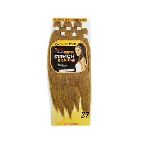 Spetra Spectra Ez Braid Pre-Stretched Braiding Hair 25" - 6 PACK BUNDLE, Spetra, Beautizone UK
