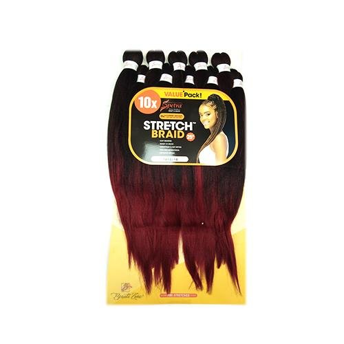 Spetra/Spectra Braid Pre Stretched Braiding Hair 25" - 10 PACK BUNDLE, Spectra, Beautizone UK