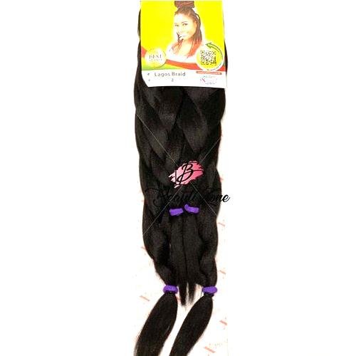 Xpression Braids l Pre Stretched l Lagos Braid l Plaiting Hair for braids/Plaits, Sensationnel, Beautizone UK