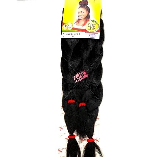 Xpression Lagos Braid Pre Stretched Hair Extensions - 2x42" - 2x46" Lengths, Sensationnel, Beautizone UK