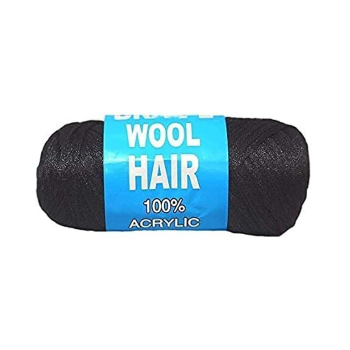 Brazilian Wool hair | Braids Twists | Knitting Brazil Wool | 1 Roll, Brazilian Wool, Beautizone UK