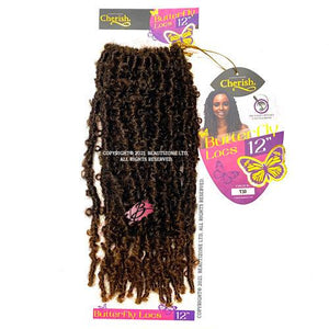 Cherish Bulk Butterfly Locs 12” & 18” - Pre-Looped Crochet Hair for Ef ...