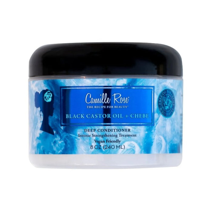 Camille Rose Black Castor Oil + Chebe Deep Conditioner Jar 8oz (240ml), Camille Rose, Beautizone UK