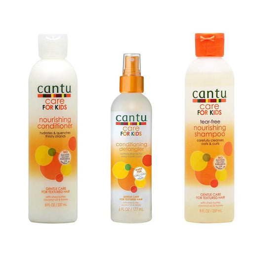 Cantu Care for Kids Nourishing Shampoo Nourishing Conditioner Conditioning Detangler Set, Cantu Care for Kids, Beautizone UK