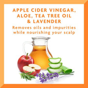 Cantu Protective Styles by Angela Hair Bath & Cleanser with Apple Cider Vinegar & Aloe, 296ml, Cantu, Beautizone UK