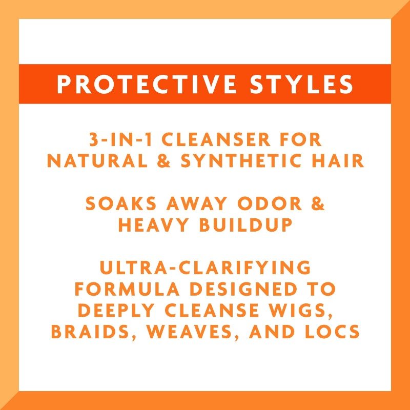 Cantu Protective Styles by Angela Hair Bath & Cleanser with Apple Cider Vinegar & Aloe, 296ml, Cantu, Beautizone UK